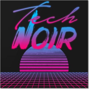 Tech Noir Posters and Art